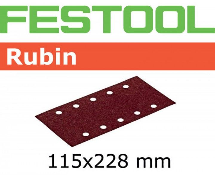 Фото Материал шлифовальный Festool Rubin II P 150, компл. из 50 шт. STF 115X228 P150 RU2/50 в интернет-магазине ToolHaus.ru