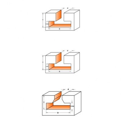 Фото Фрезы для Т-образного паза в интернет-магазине ToolHaus.ru