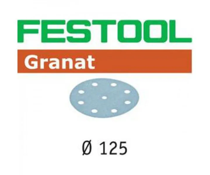 Фото Материал шлифовальный Festool Granat P320, компл. из 10 шт. STF D125/9 P 320 GR 10X в интернет-магазине ToolHaus.ru